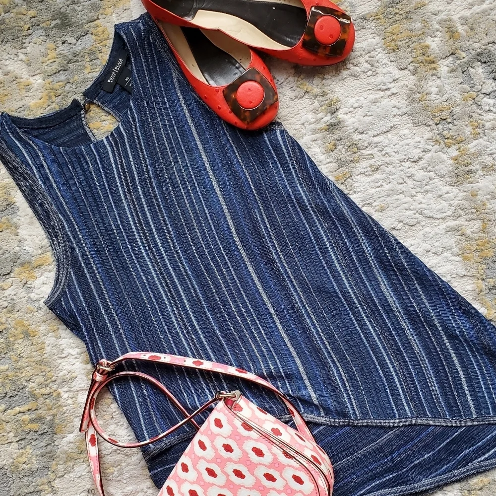 WHBM Asymmetric Layer Sweater Tank